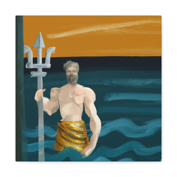 Poseidon's Epic Majesty - Canvas