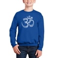 thumbnail image 1 of Poses Om - Boy's Word Art Crewneck Sweatshirt, 1 of 3