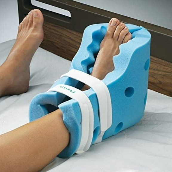 Posey Heel Guard Foam One Size Its All 12"Lx7 1/2"H - 1 Pair - Model 6127, Soft, lightweight convoluted foam. Foam securement straps. By Brand Posey