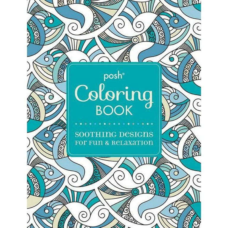 Stress Relief Coloring Book For Adults (Pattern #7) (Paperback)