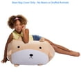 thumbnail image 1 of Posh Creations Animal Bean Bag Stuffable Cover, Soft Cover, Kids, 2 ft, Tan, 1 of 3