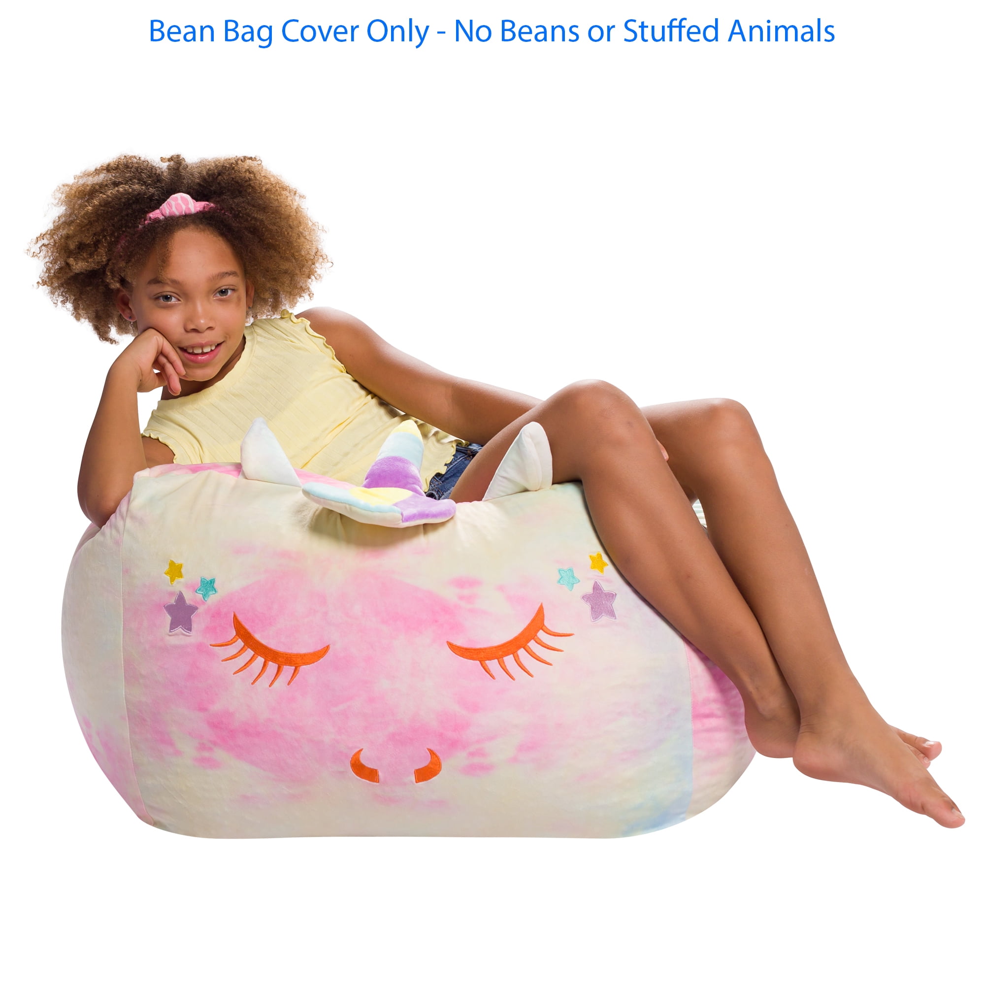 ORKA Kids Digital Printed Cartoon Rabbit Multicolor Bean Bag Cover Without  Beans