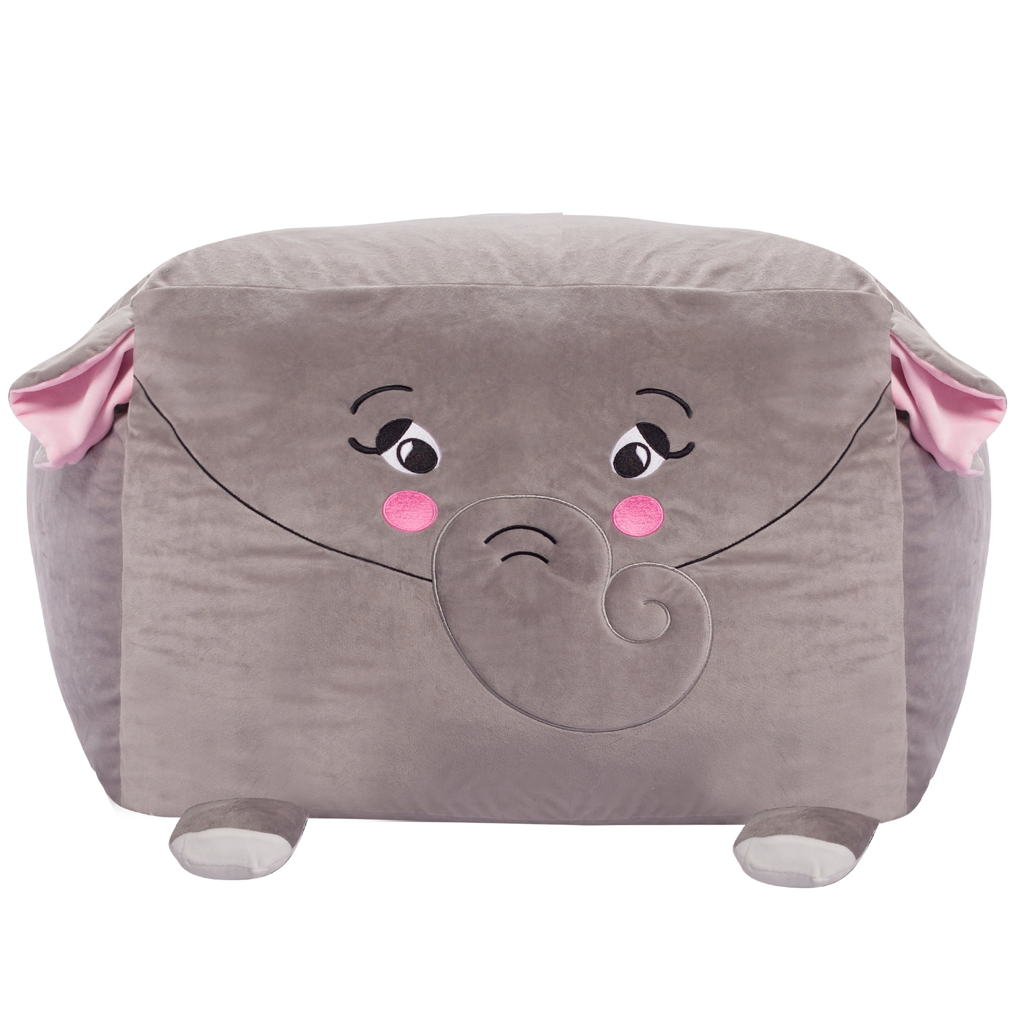 Posh Creations Bean Bag Chair, 1.5 ft, Gray