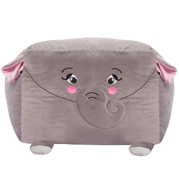 Posh Creations Bean Bag Chair, 1.5 ft, Gray