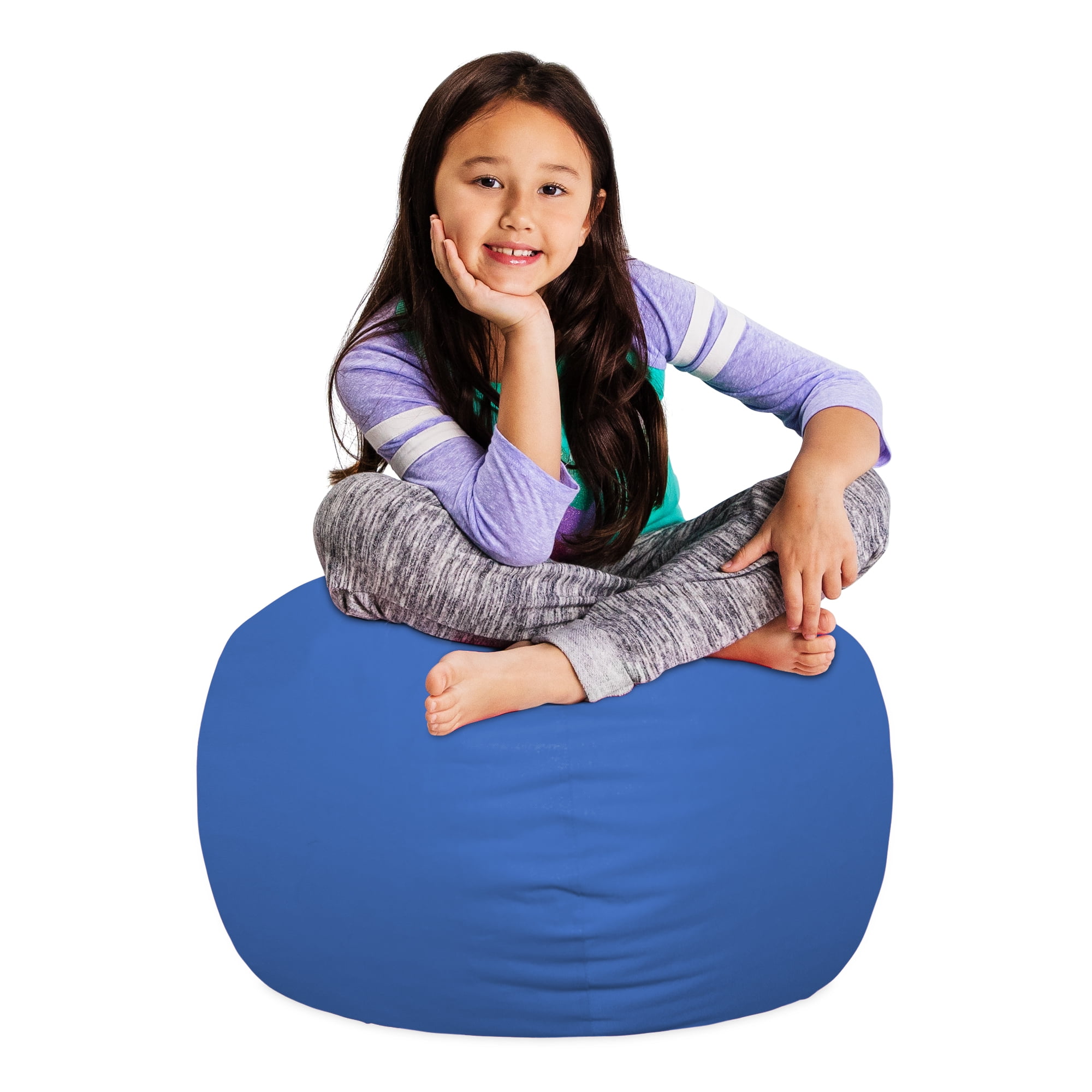 Posh Creations Bean Bag Chair, 2.25, Royal Blue
