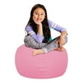 thumbnail image 1 of Posh Creations Bean Bag Chair, Kids, 2.25 ft, Pink, 1 of 3