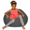 thumbnail image 1 of Posh Creations Bean Bag Chair, Kids, 3 ft, Heather Gray, 1 of 4