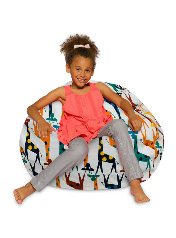 Posh Creations Bean Bag Chair, Soft Lounger, Kids, 3 ft, Multiple Colors