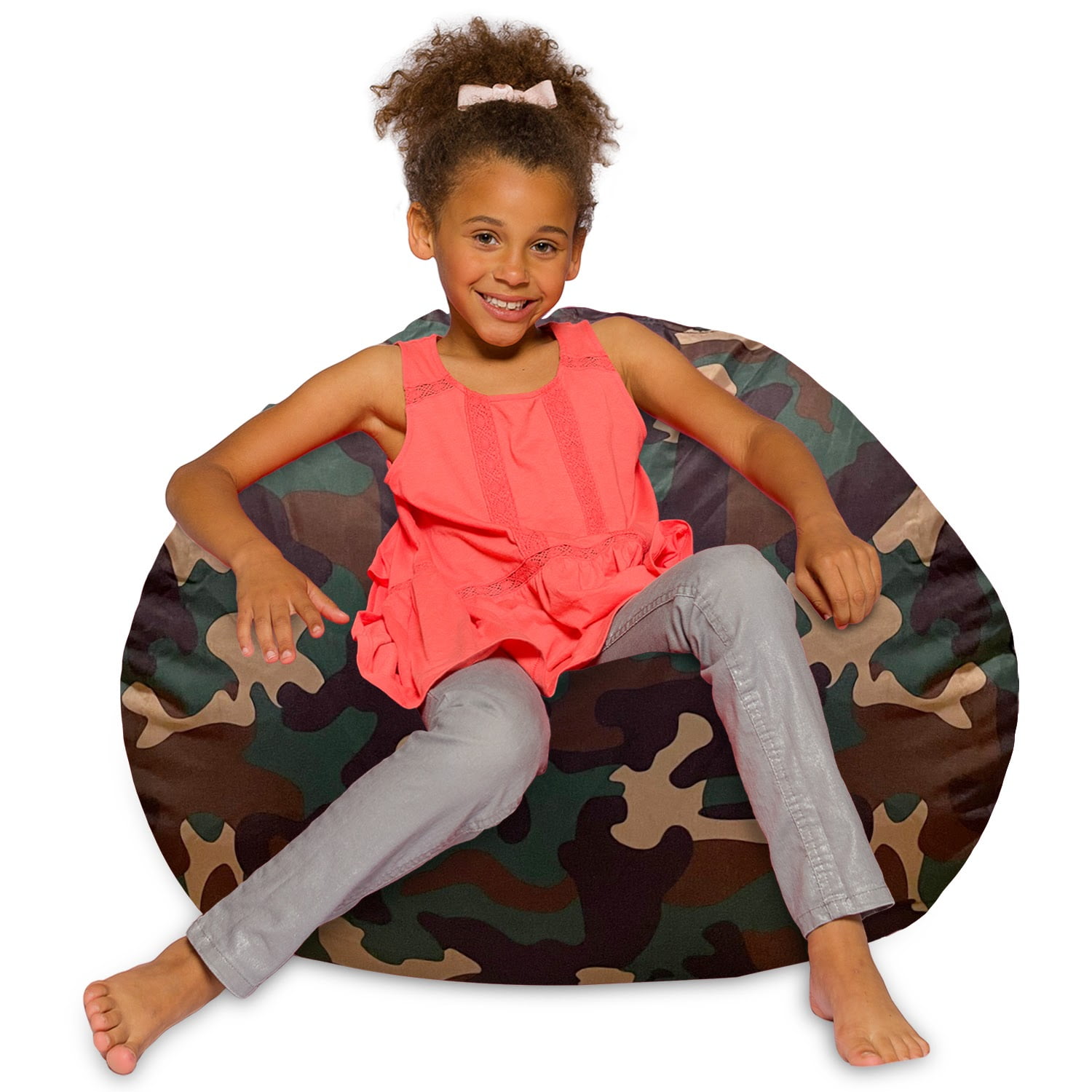 Posh Creations Bean Bag Chair for Kids, Teens, and Adults, 38in Large