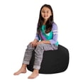 thumbnail image 1 of Posh Creations Bean Bag Stuffable Cover - Toy Organizer, Soft Cover, Kids, 2.25 ft, Black, 1 of 3