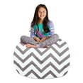 thumbnail image 1 of Posh Creations Bean Bag Stuffable Cover - Toy Organizer, Soft Cover, Kids, 3 ft, White, 1 of 3