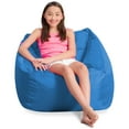 thumbnail image 1 of Posh Creations Coronado Bean Bag Chair, Kids, 2.3 ft, Navy, 1 of 3