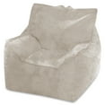 thumbnail image 1 of Posh Creations Newport Bean Bag Chair, Faux Rabbit Fur, 1.75 ft, Cream, 1 of 4