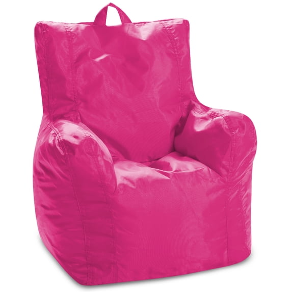 Posh Creations Pasadena Bean Bag Chair, Kids, 1.8 ft, Pink