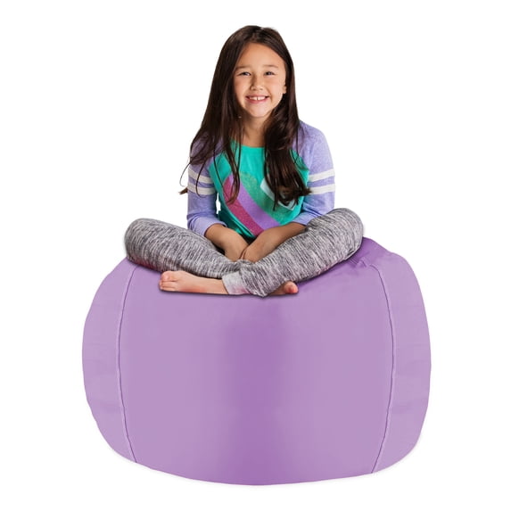Posh Creations Stuffable Organizing Cover Only, Chair,Canvas, Kids, 3ft, Heather Lavendar