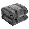 thumbnail image 1 of Posh Living Baxter 5pc King/California King Comforter Set Grey, 1 of 9
