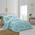 thumbnail image 1 of Posh Living GCS363-32BLT-UE Posh Living Lilyanna 3pc Twin/Twin XL Comforter Set, Blue, 1 of 1