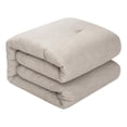 thumbnail image 1 of Posh Living Jeter 2pc Twin/Twin XL Comforter Set Beige, 1 of 6