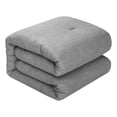 thumbnail image 1 of Posh Living Jeter 3pc King/California King Comforter Set Grey, 1 of 6