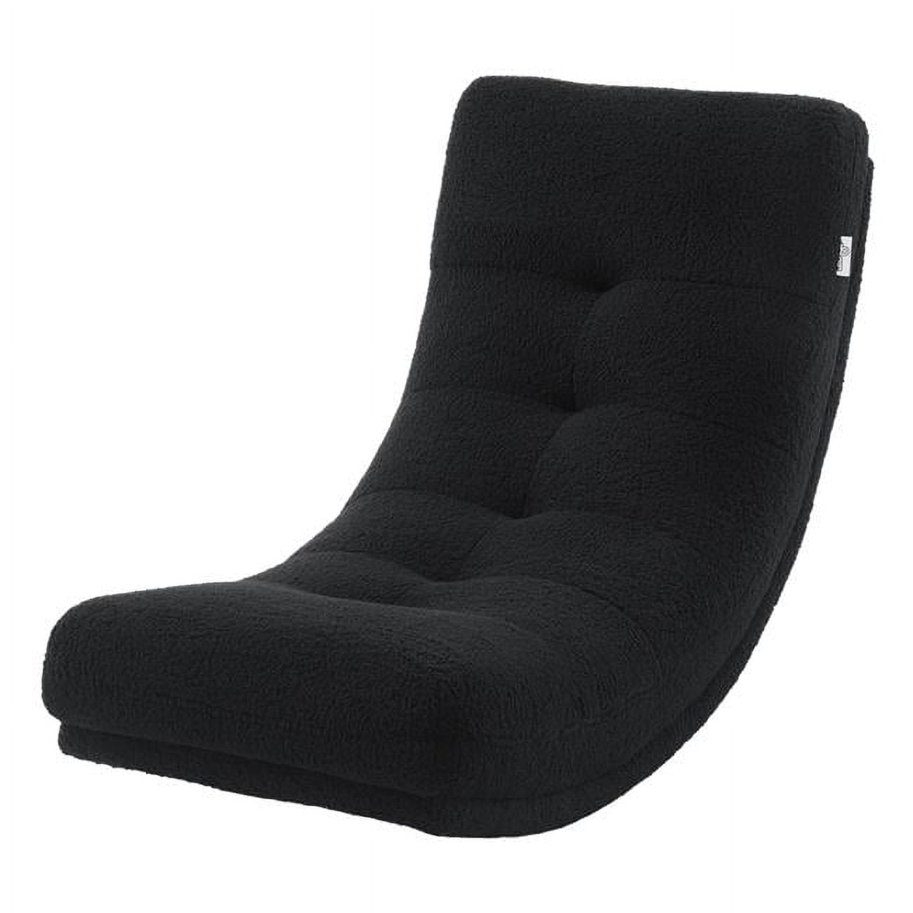 Posh Living RCW555-26BK-UE Allana Sherpa Rocking Chair with Upholstered ...