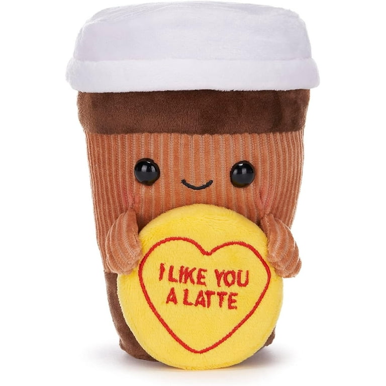 Posh Paws Swizzels Love Hearts 18cm I Like You A Latte Coffee Cup