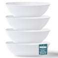 thumbnail image 1 of Posh Setting - Disposable Oval Bowls, Plastic Serving Bowls for Party, Candy Bowl, Chip Bowls for Parties, White Plastic Serving Bowls, Plastic Bowls, Party Bowls - White, 4 Pack, 1 of 7