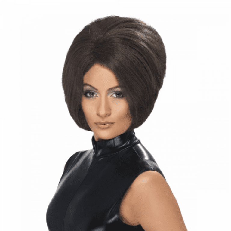 Posh Power Wig Adult Brown Posh Power Wig Adult Brown