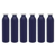 thumbnail image 1 of Posh Stainless Steel Water Bottles 20 oz. Set of 6, Bulk Pack - Double Wall, Perfect for Coffee, Soda, Other Hot & Cold Beverages - Navy Blue, 1 of 5