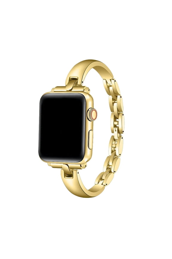 Alexis Stainless Steel Apple Watch Bracelet Band, Gold