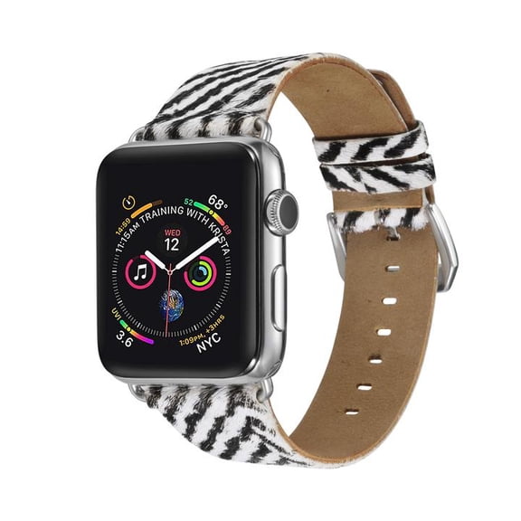 Posh Tech Apple Watch Pony Hair Leather Bands for iWatch Series 1,2,3,4,5