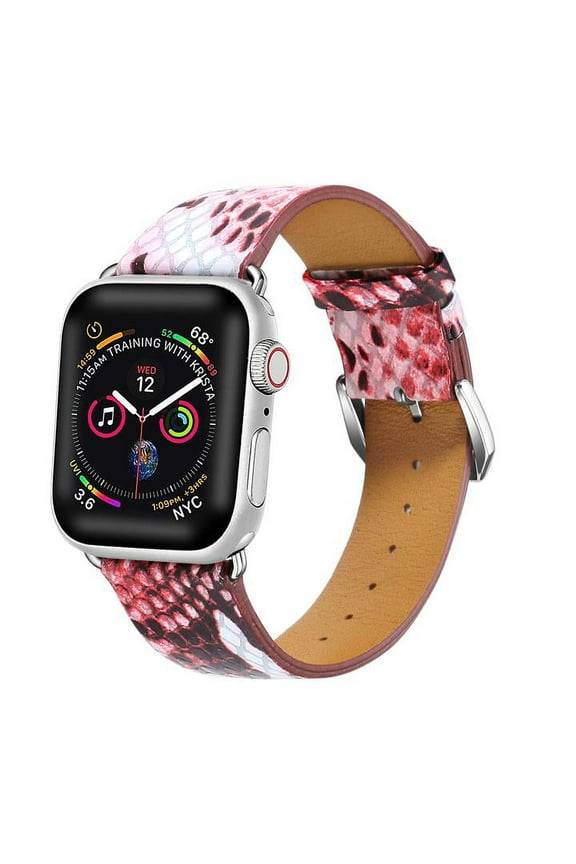 Apple Watch Snakeskin Leather Band for iWatch Series 1,2,3,4,5