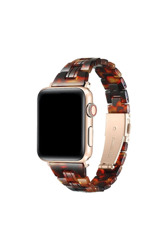 Autumn Resin Apple Watch Band, Tortoise