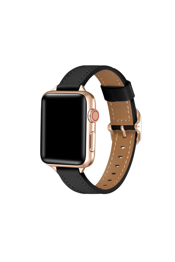 Carmen Skinny Leather Band Compatible for Apple Watch