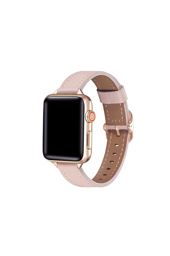 Carmen Skinny Leather Band Compatible for Apple Watch
