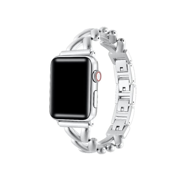 Posh Tech Caroline Metal Apple Watch Band, Silver