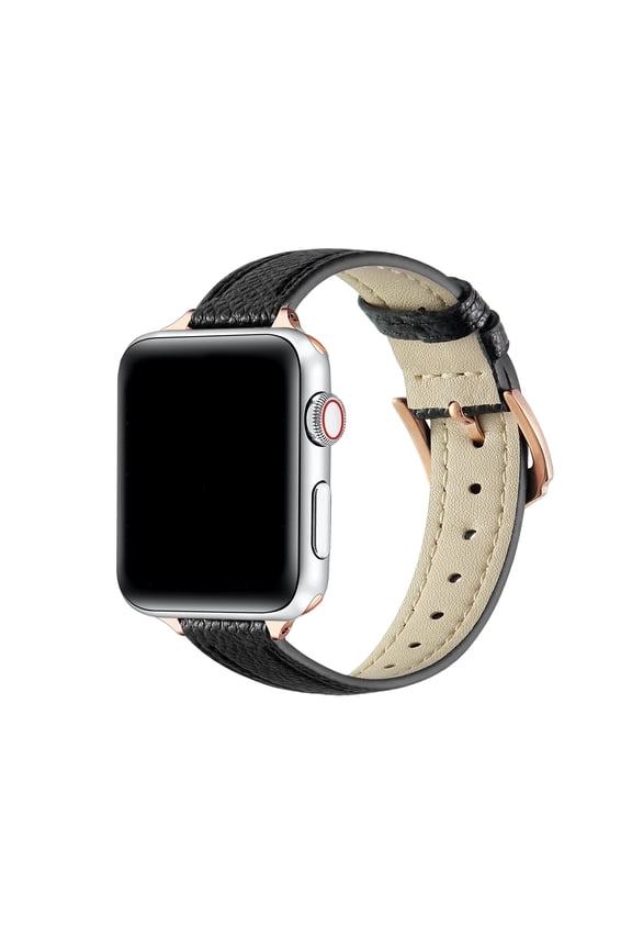 Cleo Skinny Leather Band Compatible with Apple Watch