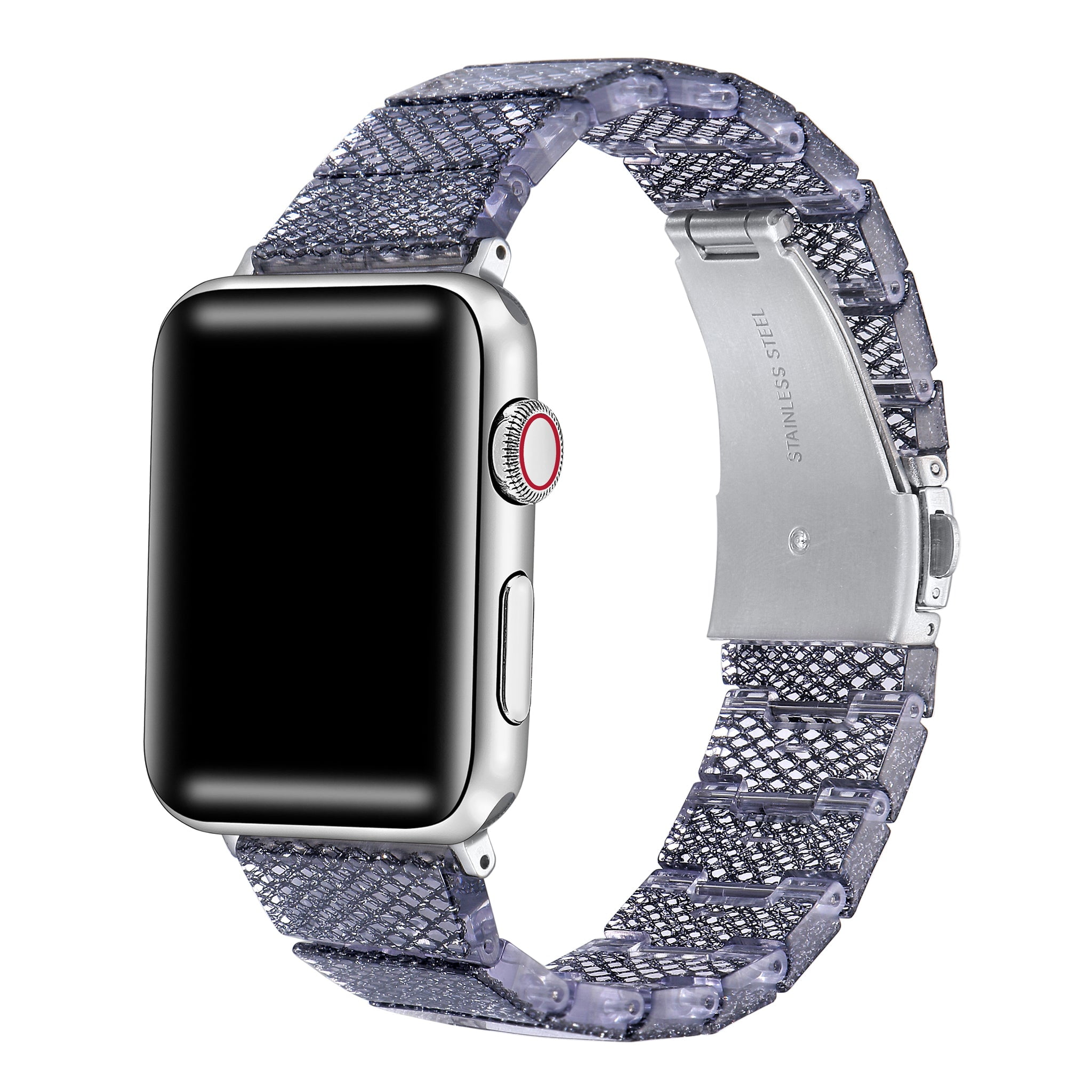 Posh Tech Crystal Resin Link Band for Apple Watch sizes 38mm