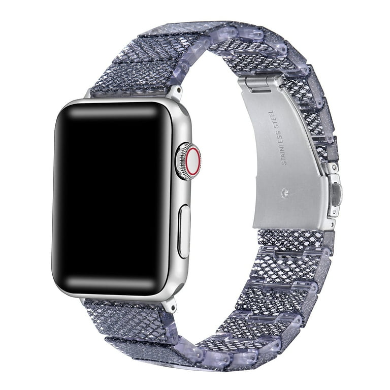 Posh Tech Crystal Resin Link Band for Apple Watch sizes 38mm/40mm