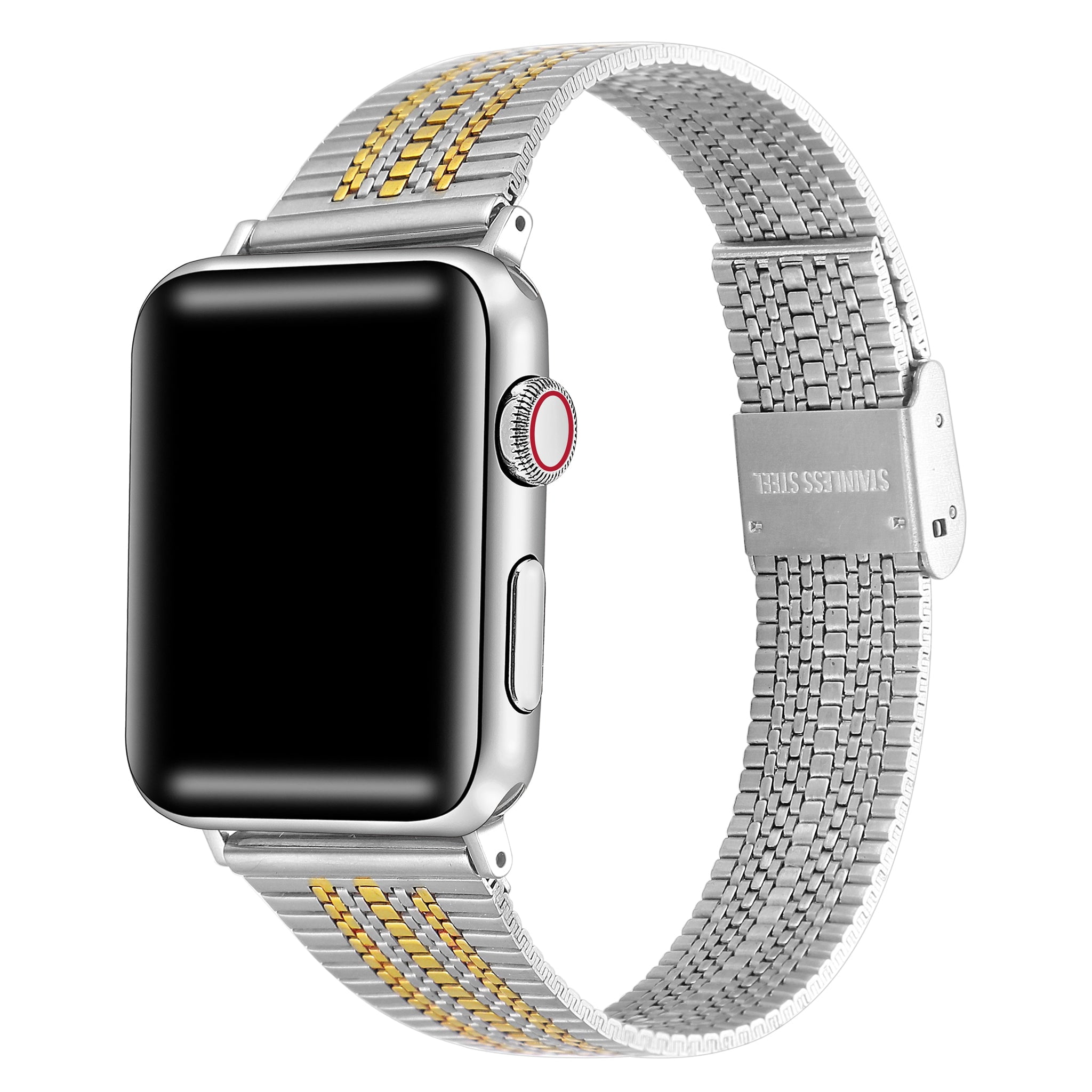 Posh Tech Unisex Eliza Stainless Steel Band for Apple Watch Series