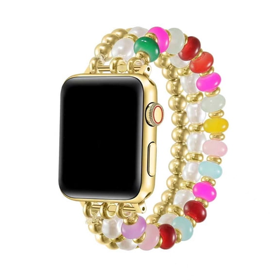Posh Tech Jasmine Beaded Apple Watch Band, Multicolor