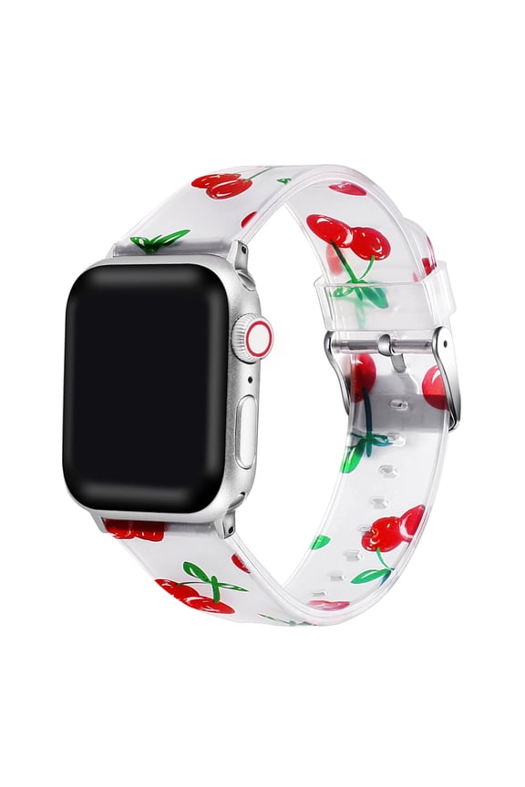 Printed Silicone Fruit Bands Compatible with Apple Watch