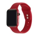thumbnail image 1 of Posh Tech Red Silicone Band with Pins for Apple Watch Series 1-7 - Size 42mm-49mm, 1 of 3