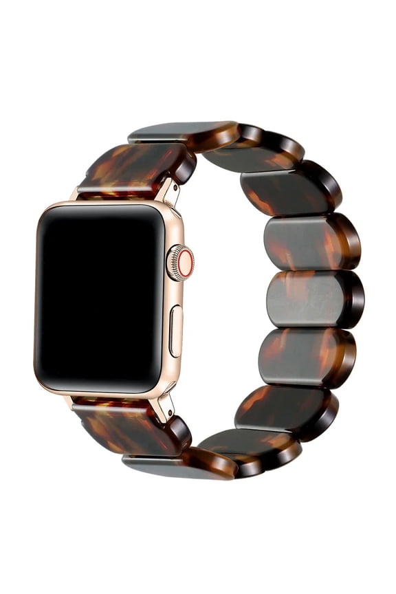 Reese Resin Apple Watch Band, Chocolate