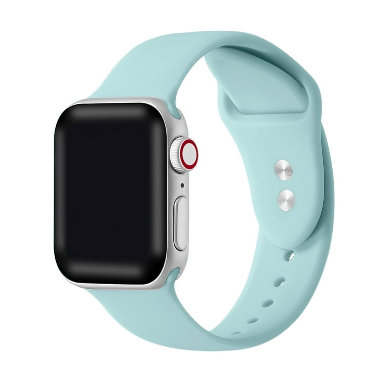 Posh Tech Seafoam Silicone Band with Pins for Apple Watch Series