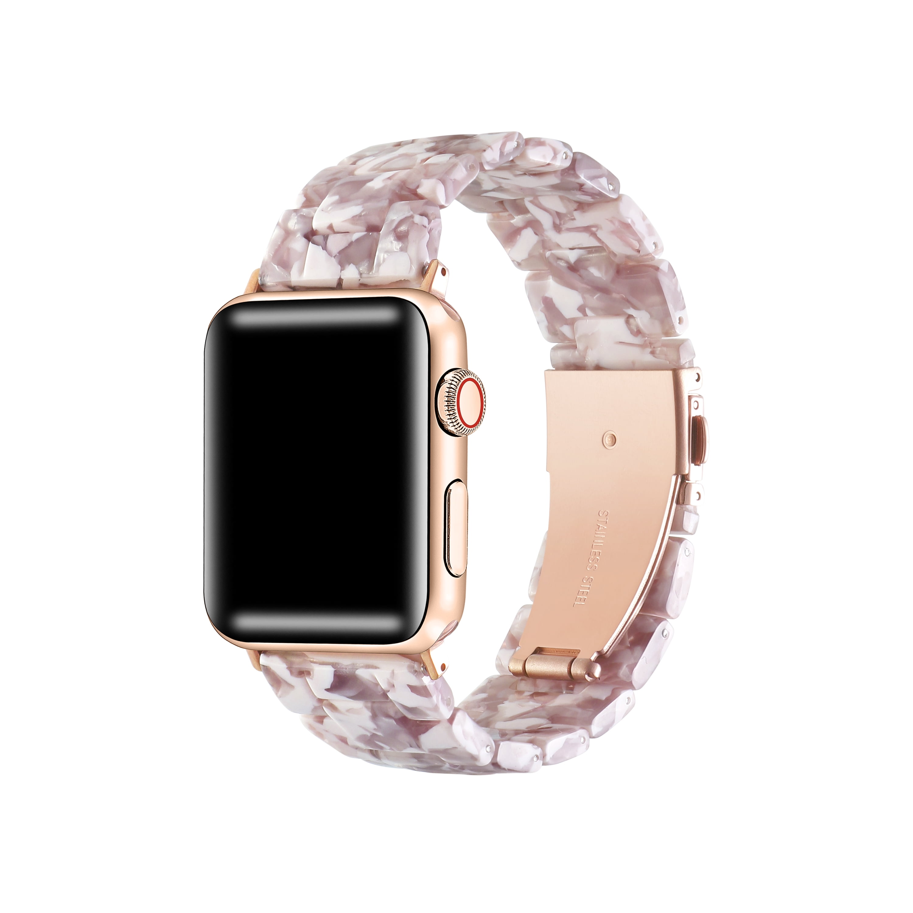 Posh Tech Stone Claire Resin Band for Apple Watch Size 40mm 41mm 42mm Walmart