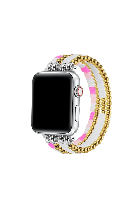 Summer Beaded Band for Apple Watch- All Sizes