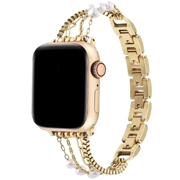 Posh Tech Sunny Metal Apple Watch Band, Gold