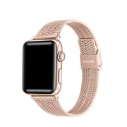 POSH TECH Unisex Eliza Steel Band for Apple Watch Sizes 38mm/40mm/41mm - Rose Gold