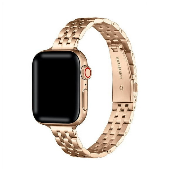 Posh Tech Unisex Tess Stainless Steel Band for Apple Watch Sizes 38-41mm-Rose Gold