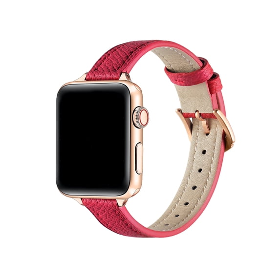 Posh Tech Cleo Skinny Leather Band Compatible with Apple Watch